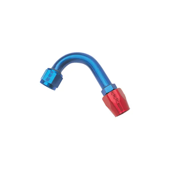 Russell - An-6 Proclassic 120 Degree 1In Radius Hose End With Red/Blue Finish 1