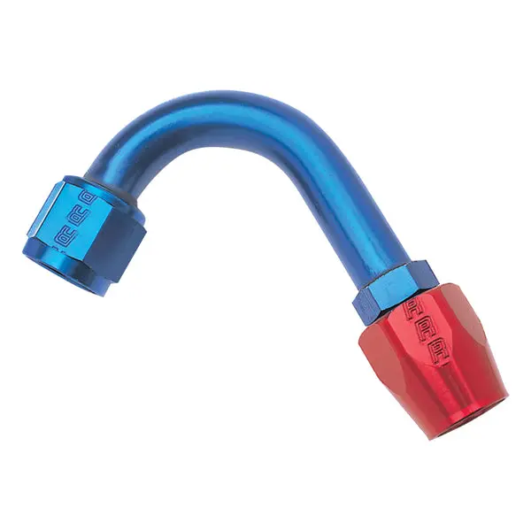 Russell - An-10 Proclassic 120 Degree 1-1/4In Radius Hose End With Red/Blue Finish 1
