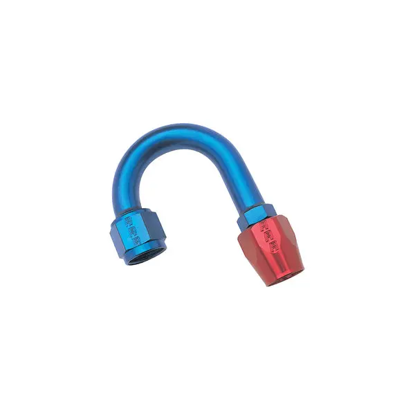 Russell - An-6 Proclassic 180 Degree 1In Radius Hose End With Red/Blue Finish 1