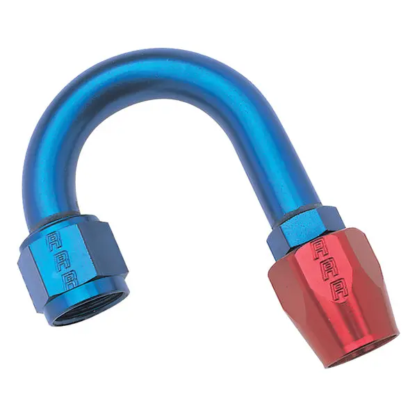 Russell - An-12 Proclassic 180 Degree 1-1/2In Radius Hose End With Red/Blue Finish 1