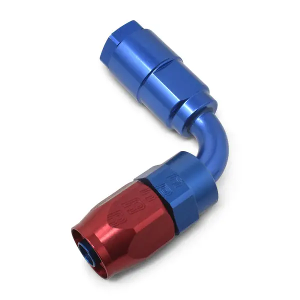 Russell - An-6 90 Degree Female Sae Quick-Disconnect X 3/8In Tube Size With Red/Blue Finish 1