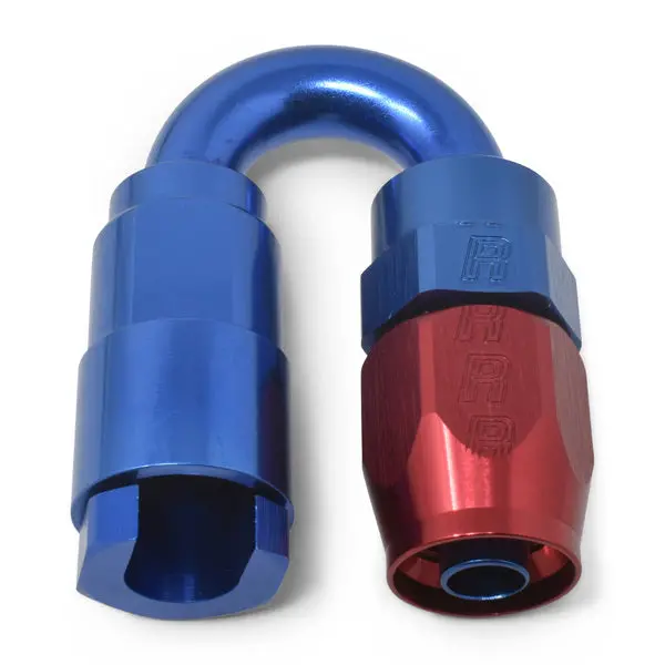 Russell - An-6 180 Degree Female Sae Quick-Disconnect X 3/8In Tube Size With Red/Blue Finish 1