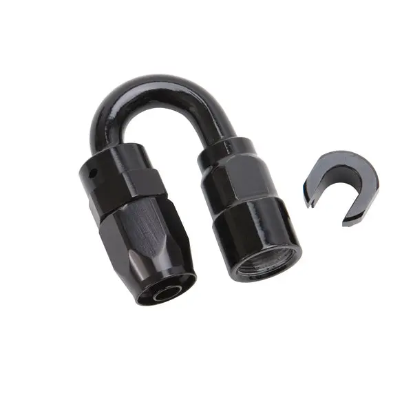 Russell - An-6 180 Degree Female Sae Quick-Disconnect X 3/8In Tube Size With Black Finish 1