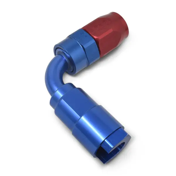 Russell - An-6 90 Degree Female Sae Quick-Disconnect X 5/16In Tube Size With Red/Blue Finish 1