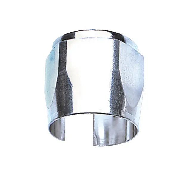Russell - An-10 Tube Seal Hose Ends For 1/2In Heater Hose With Chrome Finish 1