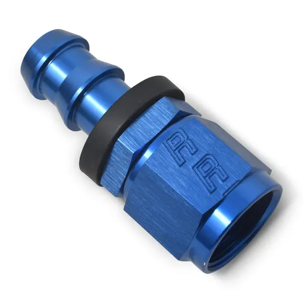 Russell - An-10 Twist-Lock Straight Hose Ends With Blue Finish 1