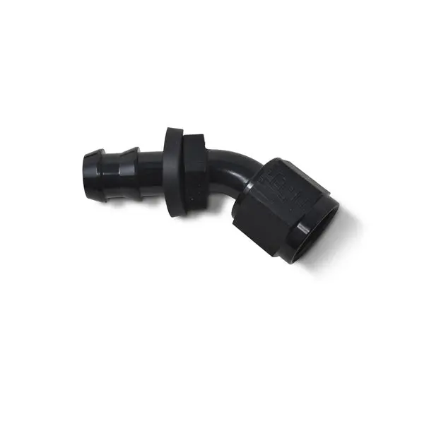 Russell - An-6 Twist-Lock 45 Degree Hose Ends With Black Finish 1