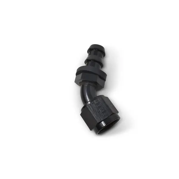 Russell - An-10 Twist-Lock 45 Degree Hose Ends With Black Finish 1