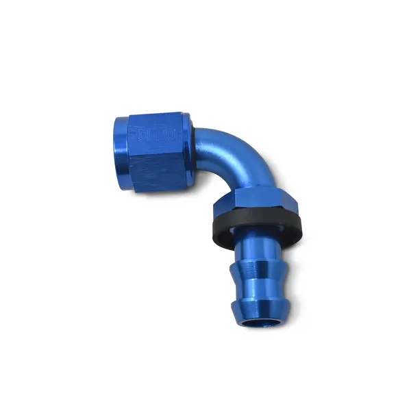 Russell - An-6 Twist-Lock 90 Degree Hose Ends With Blue Finish 2