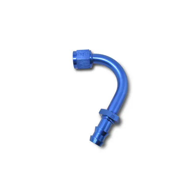 Russell - An-8 Twist-Lock 120 Degree 1-1/4In Radius Hose End With Blue Finish 1