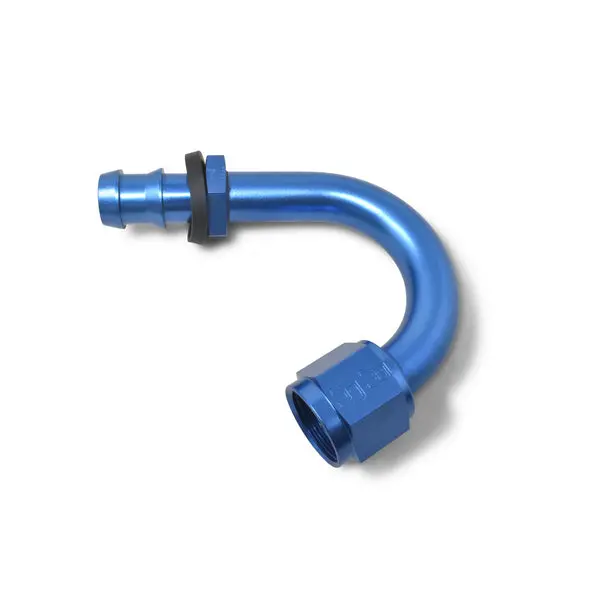 Russell - An-10 Twist-Lock 150 Degree 1-1/4In Radius Hose End With Blue Finish 1
