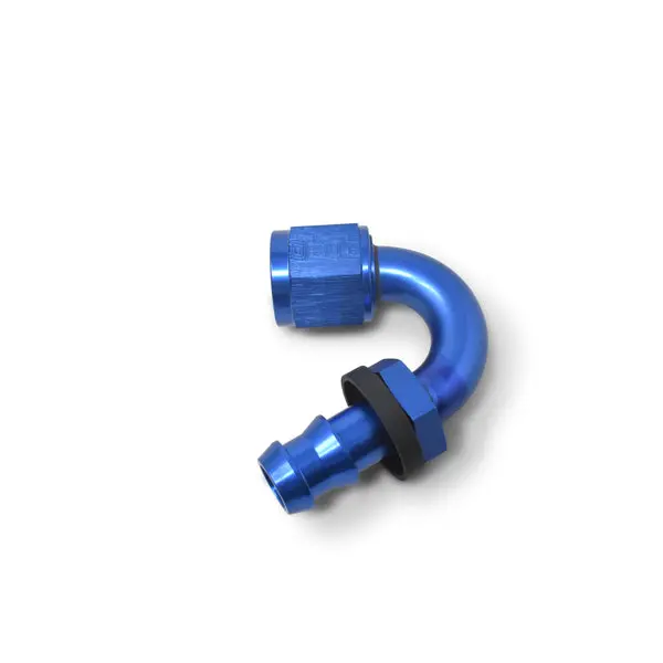 Russell - An-10 Twist-Lock 180 Degree Tight 5/16In Radius Hose End With Blue Finish 1
