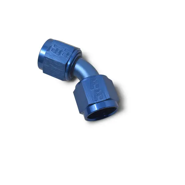 Russell - An-8 45 Degree Swivel Coupler Adapter Fitting With Blue Finish 1