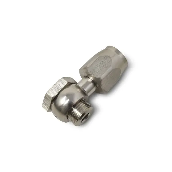 Russell - An-6 Edelbrock Thunder/Performer Carb 5/8In -20 Banjo Fitting, Endura Finish 1