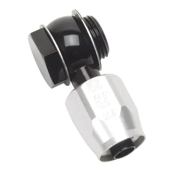 Russell - An-6 Edelbrock Thunder/Performer Carb 5/8In -20 Banjo Fitting, Black Finish 1