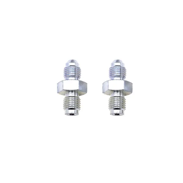 Russell - An-3 To 3/8In X 24 I.F. Male Brake Adapter Fitting With Black Finish- Pair 1