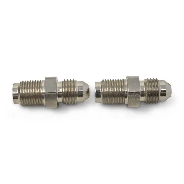 Russell - An-3 To 3/8In X 24 I.F. Male Brake Adapter Fitting With Black Finish- Pair 2