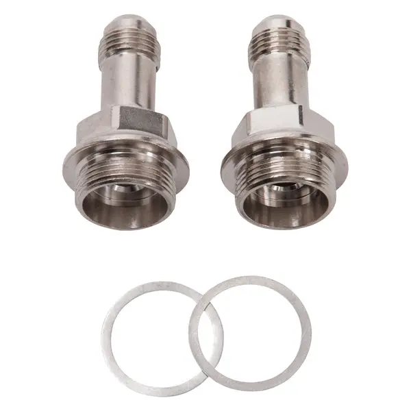 Russell - 7/8In -20 X An-6 Male Flare Ext. Carb Fitting, Holley Dual Feed (2In) Endura - Pair 1