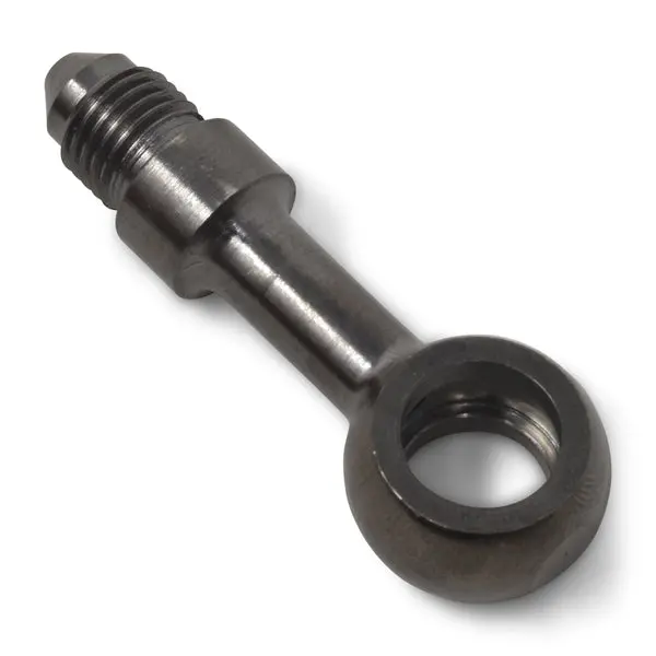 Russell - An-3 X 10Mm (3/8In) Straight Banjo Bolt With Black Finish 1