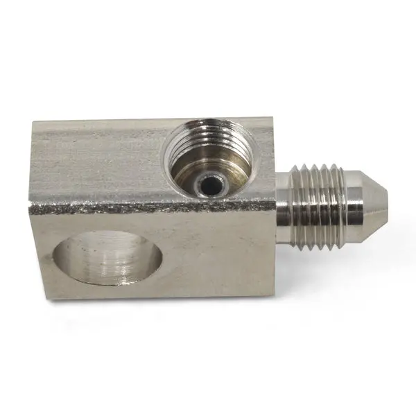 Russell - An-3 To 3/8In X 24 I.F. Female Brake Adapter Tee Fitting With Endura Finish 1