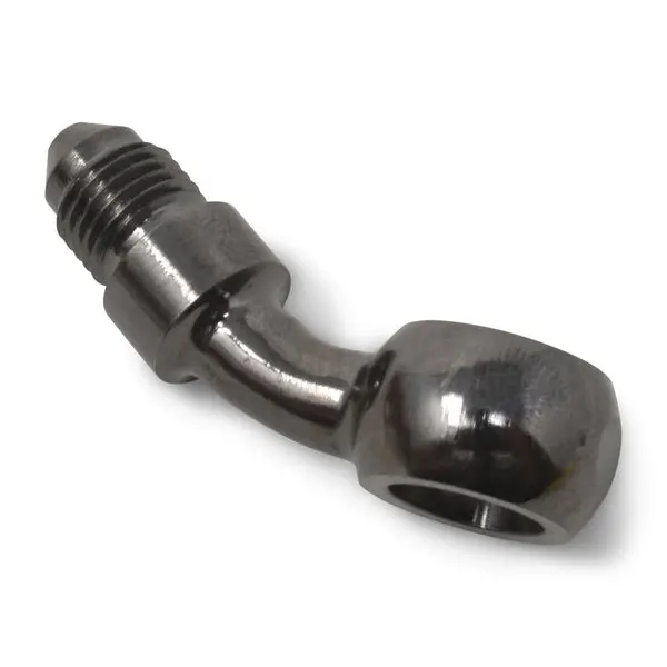 Russell - An-3 X 10Mm (3/8In) 35 Degree Banjo Bolt With Black Finish 1