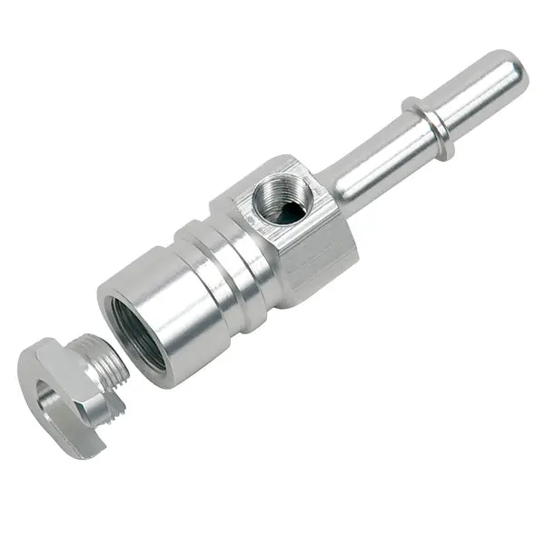 Russell - 3/8In Sae Male X 3/8In Sae Female Quick-Disconnect 1/8In Npt Side Port Adapter Zinc 1