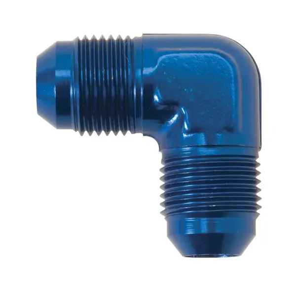 Russell - An-8 90 Degree Elbow To An-8 Flare Adapter Fitting With Blue Finish 1
