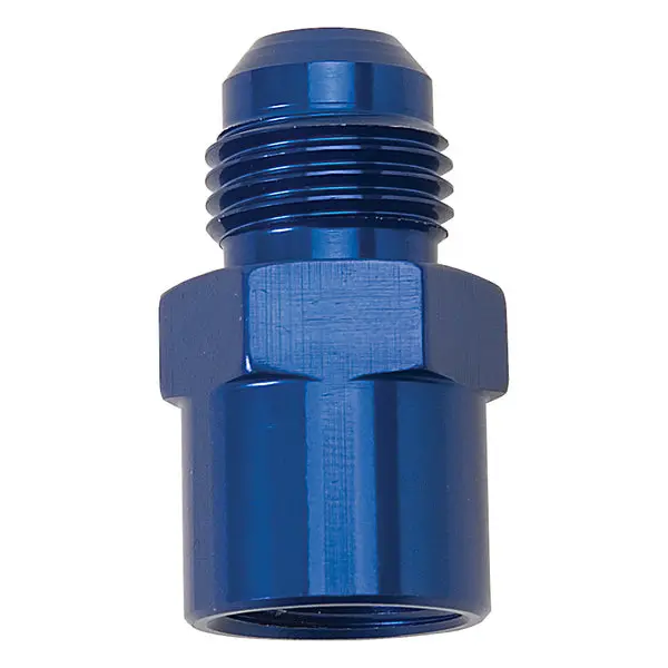 Russell - M14 X 1.5 To An-6 Flare Adapter Female Fitting With Blue Finish 1