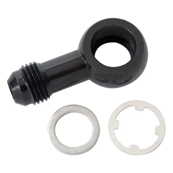 Russell - An-6 Male Flare For Civics & 91-95 Mr2 W/O Fuel Damper (12Mm) With Black Finish 1