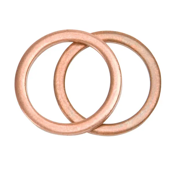 Russell - 5/8In-18 Male Fitting Copper Crush Washers For Edelbrock, Carter & Cv Fuel Pumps 1