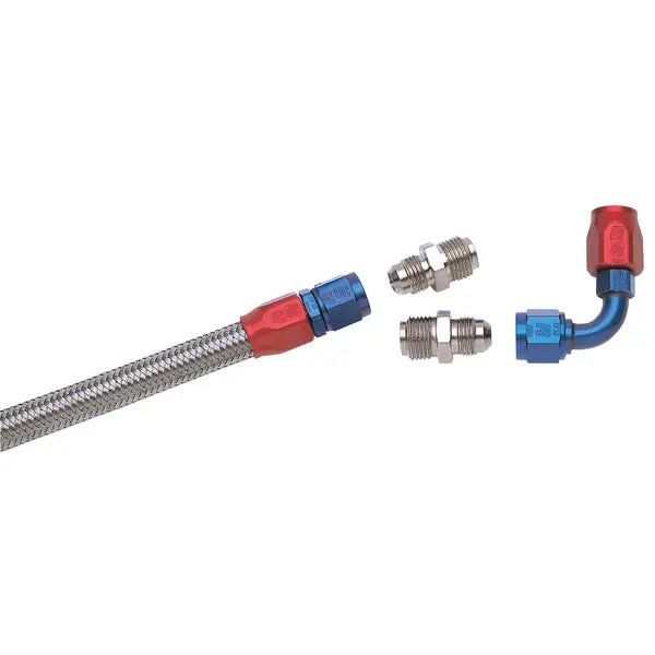 Russell - Fuel Pump To Carb Hose Kit For Gm W/ Quadrajet, 1974 & Later -2.5 Feet Length 1