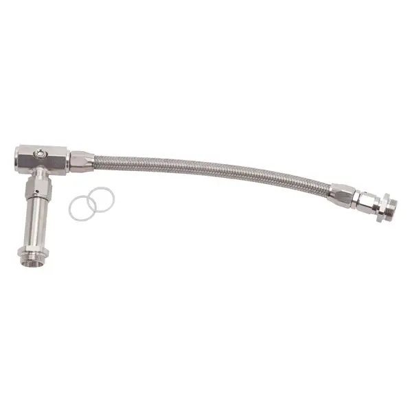 Russell - An-6-3/8In Female Npt Proflex Carb Inlet Kit, Holey 4150 Carbs With Endura Finish 1