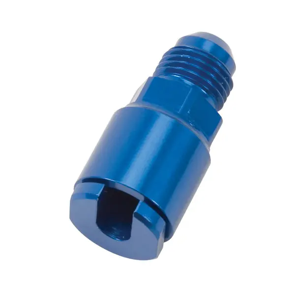 Russell - An-6 Male X 1/4 Feet Sae Quick-Disconnect Female Threaded Cap Fitting, Blue Finish 1