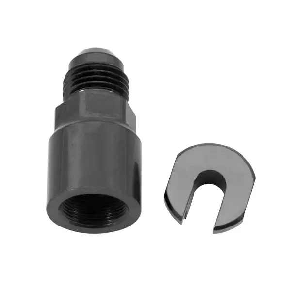 Russell - An-6 Male X 1/4 Feet Sae Quick-Disconnect Female Threaded Cap Fitting, Black Finish 1