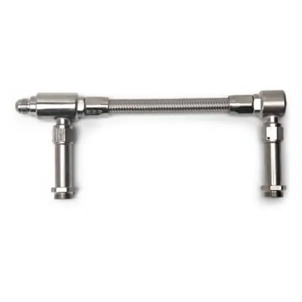 Russell - An-8 Proflex Carb Inlet Kit, With Filter, Holey 4500 Carbs With Endura Finish 1