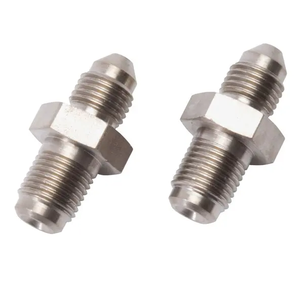 Russell - An-3 To 10Mm X 1.0 Male Brake Adapter Fitting With Inverted Flare - Pair 1