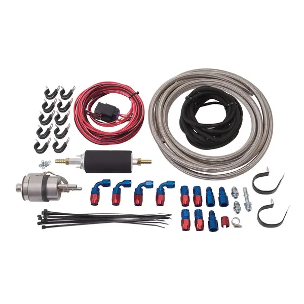 Russell - Efi System Kit, Chevy Ls & Chrysler Hemi 5.7L (57 Gph, 45 Psi) Red/Blue Finish 1