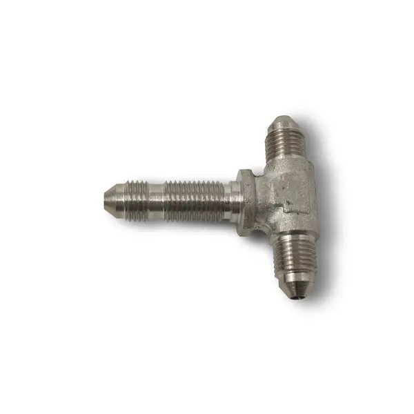 Russell - An-3 Male Bulkhead Tee Brake Adapter Fitting With Endura Finish 1