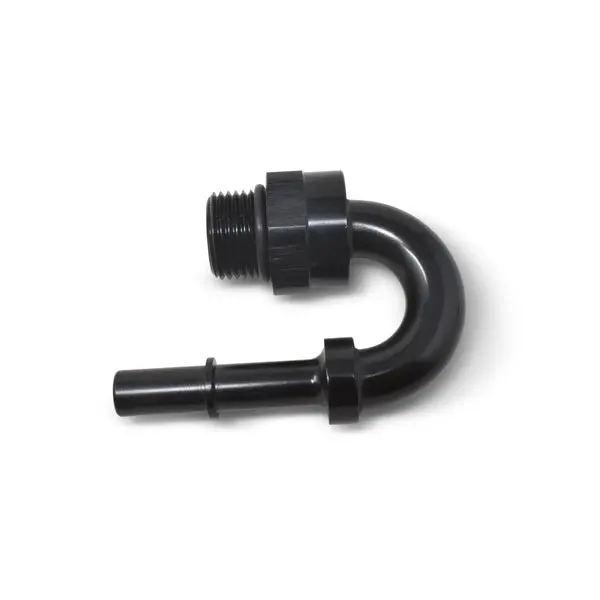 Russell - 3/8In Sae Quick-Disconnect X 8 Port Male Swivel 180 Degree O-Ring Seal, Black 1