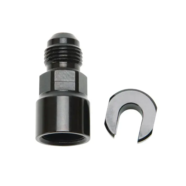 Russell - An-6 Male X 3/8In Sae Quick-Disconnect Female Threaded Cap Fitting,Black Finish 1