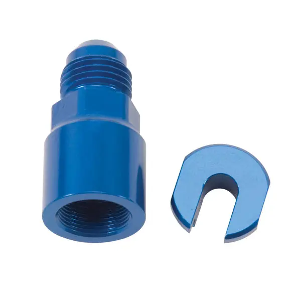 Russell - An-8 Male X 3/8In Sae Quick-Disconnect Female Threaded Cap Fitting, Blue Finish 1