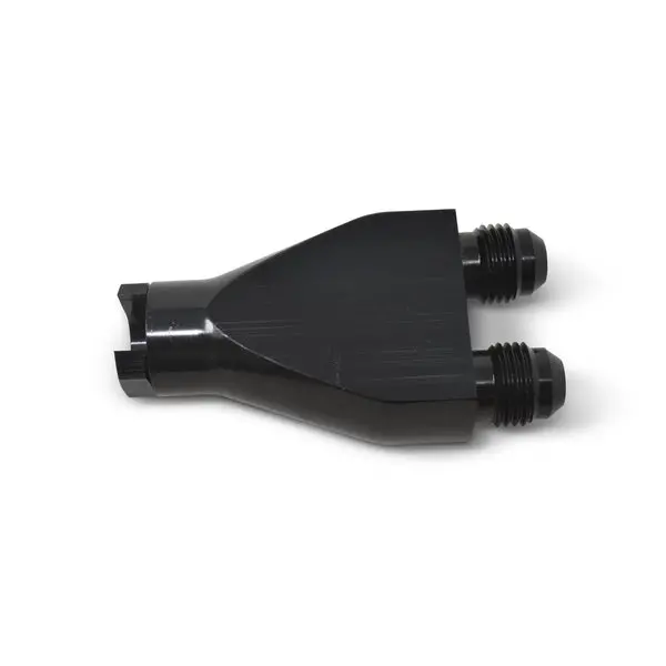 Russell - 3/8In Efi Sae Q.D. Female To An-6 Male Dual Y Block With Black Finish 1
