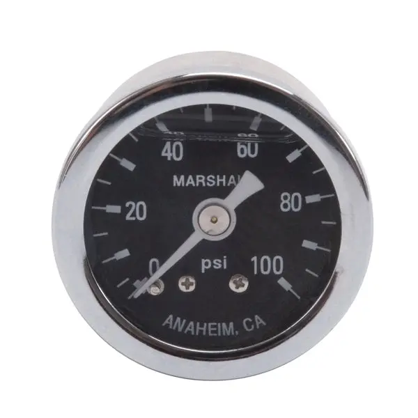 Russell - (0-100) Psi Fuel Pressure Gauge Liquid Filled 1