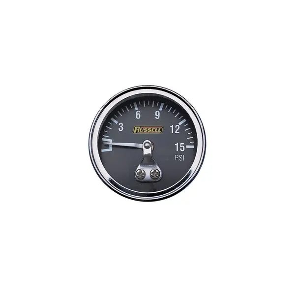 Russell - (0-15) Psi Fuel Pressure Gauge Not Liquid Filled 1