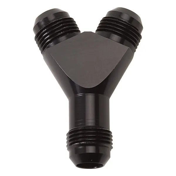 Russell - An-6 Male Flare To Flare Inyin Fitting With Black Finish 1