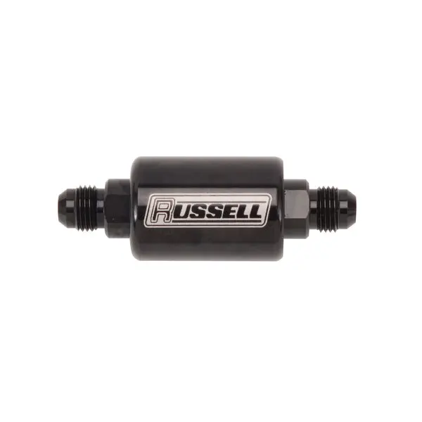 Russell - An-6 Male To An-6 Male, Check Valve Black Anodized 1