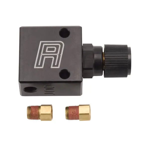 Russell - Billet Aluminum Residual Valve With 3/8In-24 Inverted Flare Hard Line Adapter 1