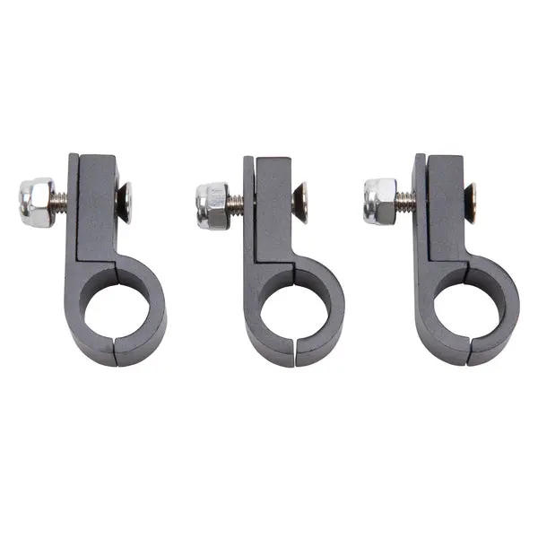 Russell - An-8 Aluminum Line Clamp For An-6 Size Tubing With Black Finish - 3 Pack 1