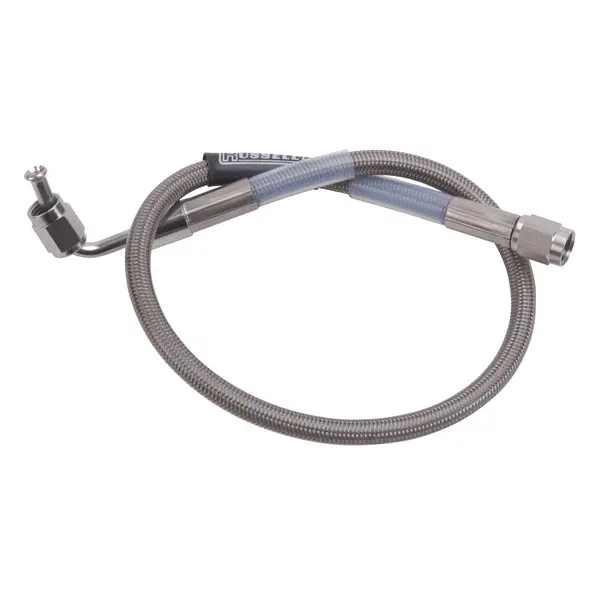 Russell - 90 Degree An-3 To Straight An-3 Universal Endura Brake Hose - 16In Length 1