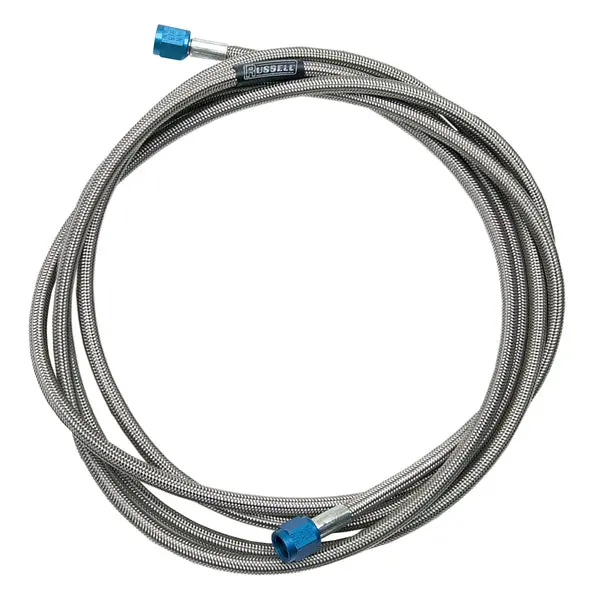 Russell - An-3 Nitrous Line Assembly In 4 Feet Length With Blue Hose Ends 1